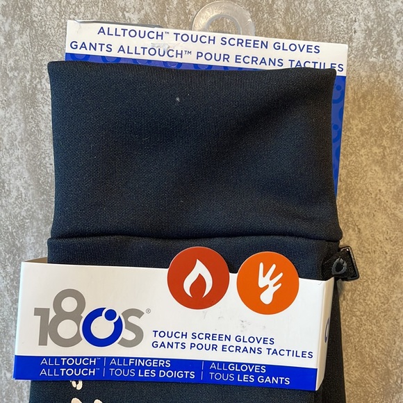 18oS Black Touch Screen Gloves - Picture 6 of 6